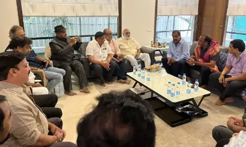 కోమటిరెడ్డితో టాలీవుడ్ టాప్ దిగ్గజాలు