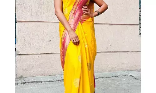 Lahari Sharis Enchanting Floral Saree Redefines Gorgeousness