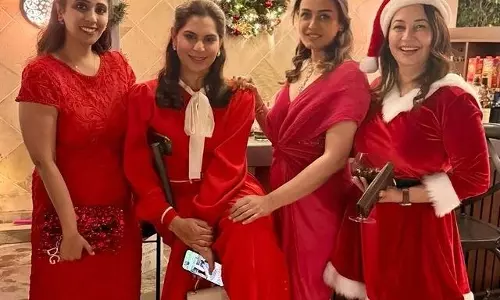 Upasana and Namrata Shirodkar Embrace Christmas Joy
