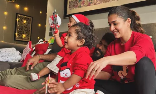Nayantharas Christmas Celebration With Her Twin Boys