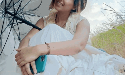 Anjalis Ethereal White Dress Moments