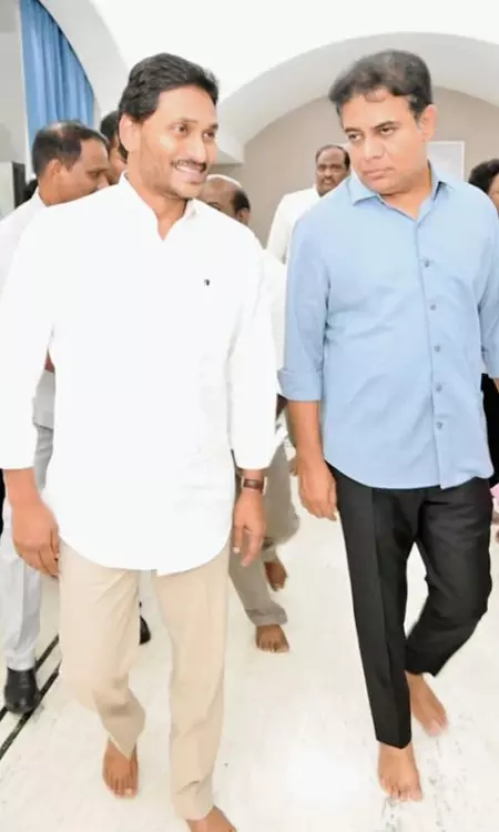 Jagan Visited His Lotus Pond House After Long Time