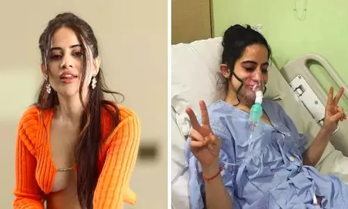 హాస్పిటల్‌ బెడ్‌ పై బ్యూటీ... అసలేం జరిగింది?