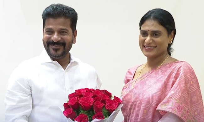 Shar Mulla R ఇంటరెస్టింగ్ : రేవంత్ రెడ్డితో షర్మిల భేటీ...! | Sharmila meets Revanth ...