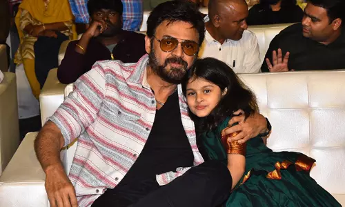 Venkatesh and Co-stars Groove and Glam Up in Style at Saindhav Event Set 2