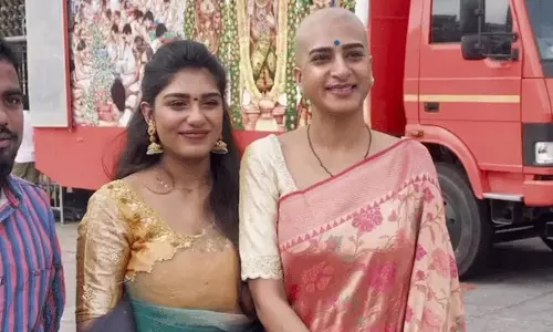 గుండు గీయించుకున్న సురేఖ‌వాణి!