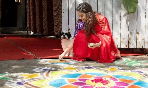 Keerthy Sureshs Stylish Sankranthi Celebrations