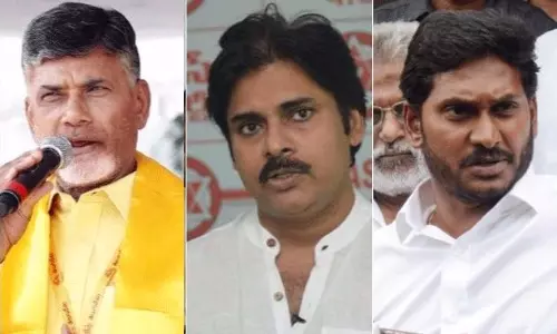 జగన్ పవన్ చంద్రబాబు ఒకే చోట..!?
