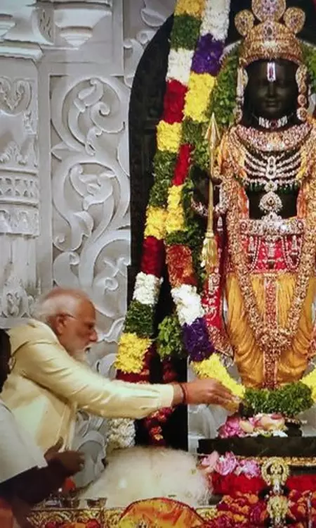 Almighty Rams First Clicks From Ayodhya Pran Pratishta!