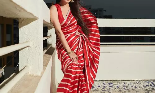 Dia Mirza steals the show with her red saree