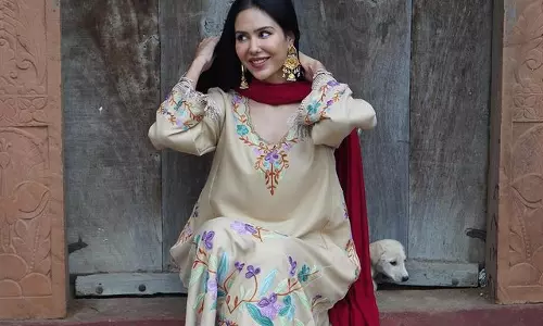 Sonam Bajwa Catches Attention with Beautiful Jhumkas