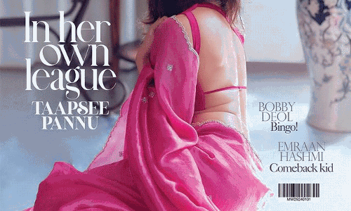 Taapsee Pannu Graces Filmfare Cover in Stunning Saree