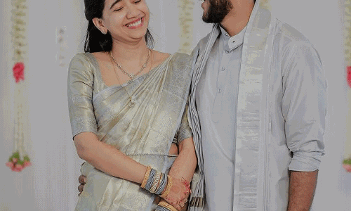 Sai Pallavis Sisterly Affection Shines Bright at Pooja Kannans Engagement