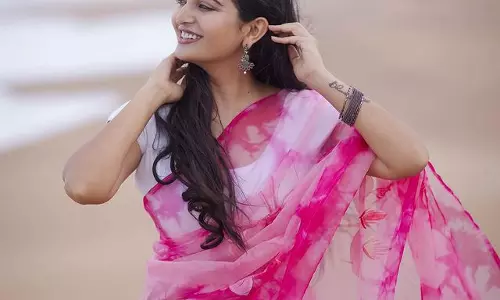 Ananya Steals Hearts In A Saree