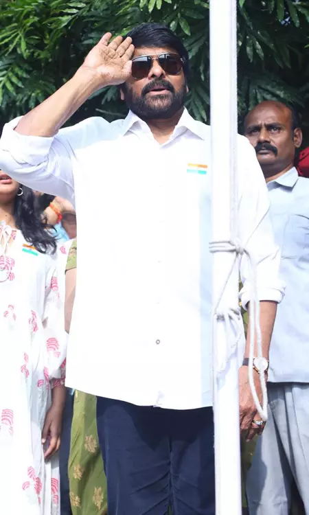 Heartwarming sight to Republic celebrations at the Chiranjeevi Blood Bank