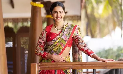 Niharika Konidelas Traditional Avatar Takes Center Stage