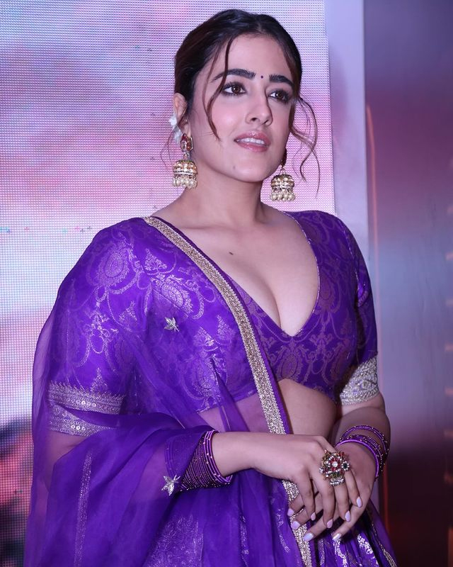 Nupur Sanon Dazzles in Blue Lehenga