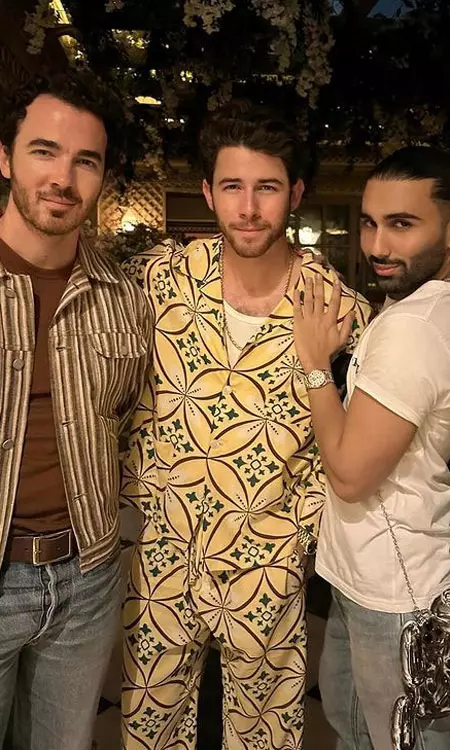 Orry lands at the Jonas party