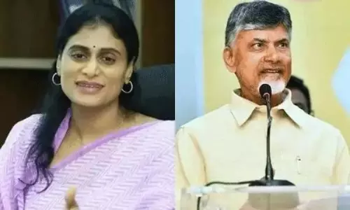 షర్మిల లూజ్...బాబు గెయిన్...!