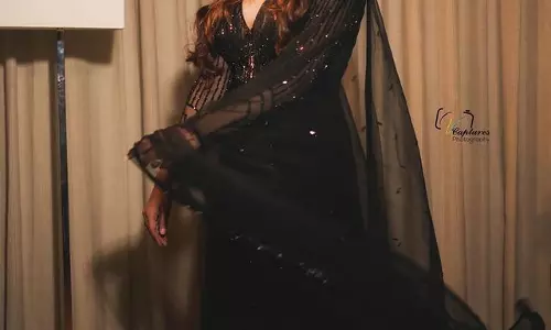 Priyamani Stuns in Breathtaking Black Kurta Set Priyamani Stuns in Breathtaking Black Kurta Set