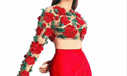Lavanya Tripathi Radiates Love in Red