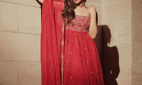 Sreeleela Strikes a Stunning Still in Red,