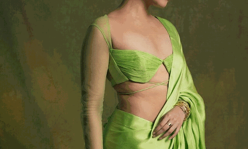 Ahaana Krishnas Saree Saga Unveiled