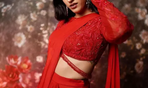 Niharika Konidelas Red Cherry Delight Niharika Konidelas Red Cherry Delight