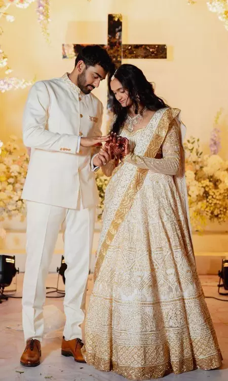 YS Raja Reddy and Priyas Stunning Wedding Photos Unveiled