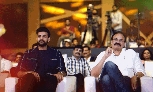Chiranjeevi and Varun Tej Shine in Operation Valentine Pre-Release Event