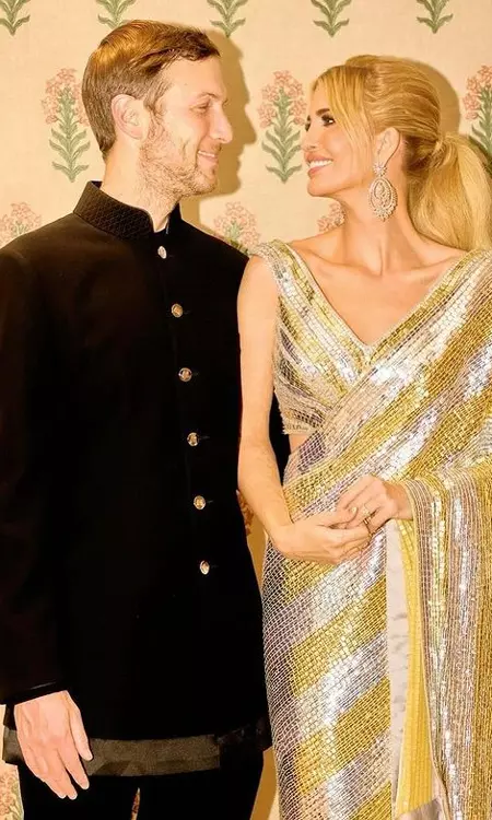 Ivanka Trumps Beautiful Outfits at Anant Ambanis Celebration