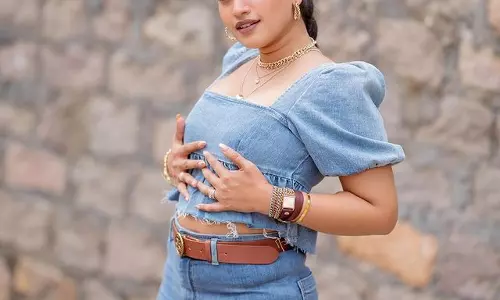 Sravanthi Chokarapu: Denim Dazzle with a Twist