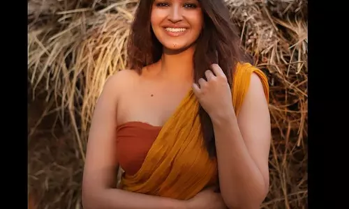 Pujita Ponnada Mesmerising Saree Attire