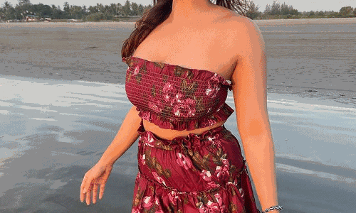 Ketika Serves Beach-Wear Goals