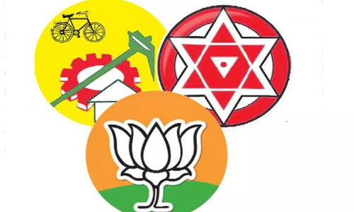 టీడీపీ హైరానా..బీజేపీ జనసేన సైలెంట్...!?