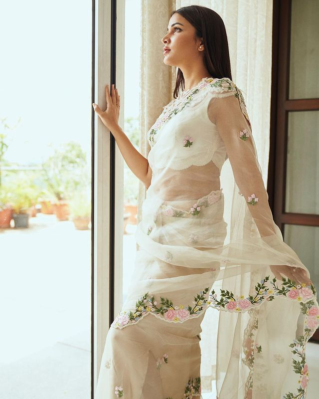 Lavanya Tripathi Soars in Stripes Lavanya Tripathi Soars in Stripes