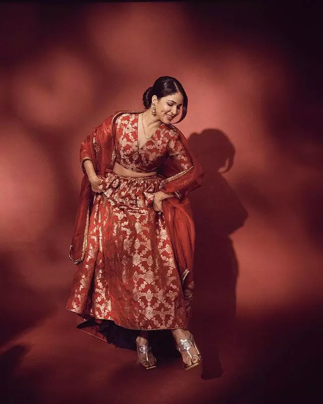 Lavanya Tripathi Soars in Stripes Lavanya Tripathi Soars in Stripes