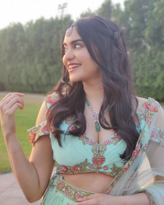 Adah Sharma Blooms in Floral Fantasy Adah Sharma Blooms in Floral Fantasy