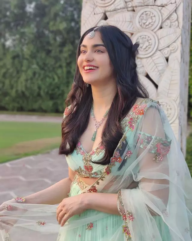 Adah Sharma Blooms in Floral Fantasy Adah Sharma Blooms in Floral Fantasy