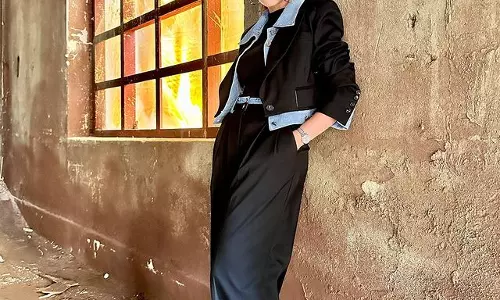 Nora Fatehi Slays in Black and Blue