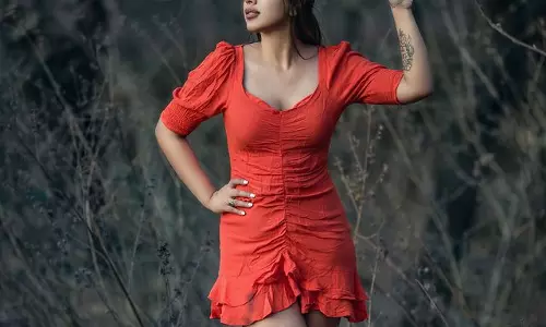 Stunning Photos of Deviyani Sharma in Red Mini Dress!