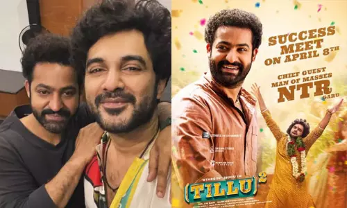 అభిమాని కోసం సక్సెస్‌ మీట్ కి దేవర!