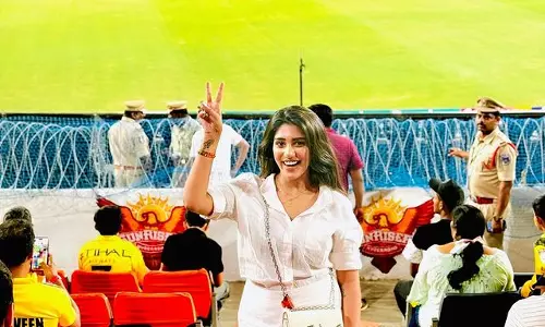 Supritha Naidu Scores a Six with Chic IPL Look