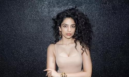 Sobhita Slays in Gold on Hollywood Blvd!