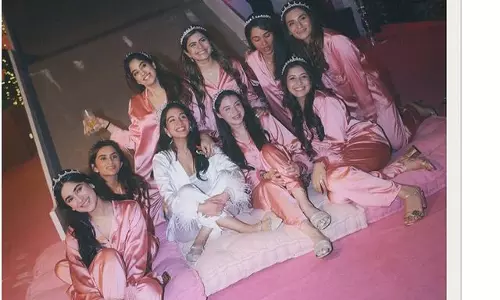 Janhvi Kapoor Makes a Splash in Pink Pajama Party!