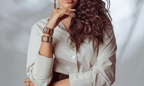 Niharika Konidela Shines in Floral Midi