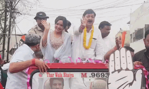 చిరుత బ్యూటీ ఎన్నికల ప్రచారం