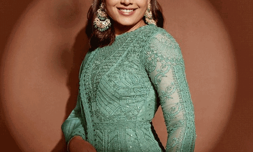 Rashmika Mandannas Stunning Green Dress