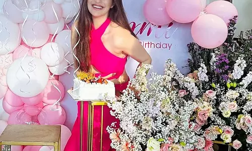 Rai Lakshmi Celebrates Birthday in Vacation Theme