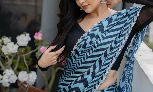 Sreemukhis saree is what summer dreams are made up of